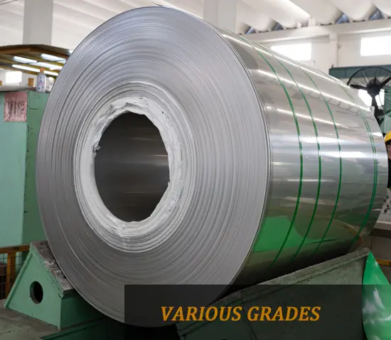 Stainless steel VARIOUS GRADES